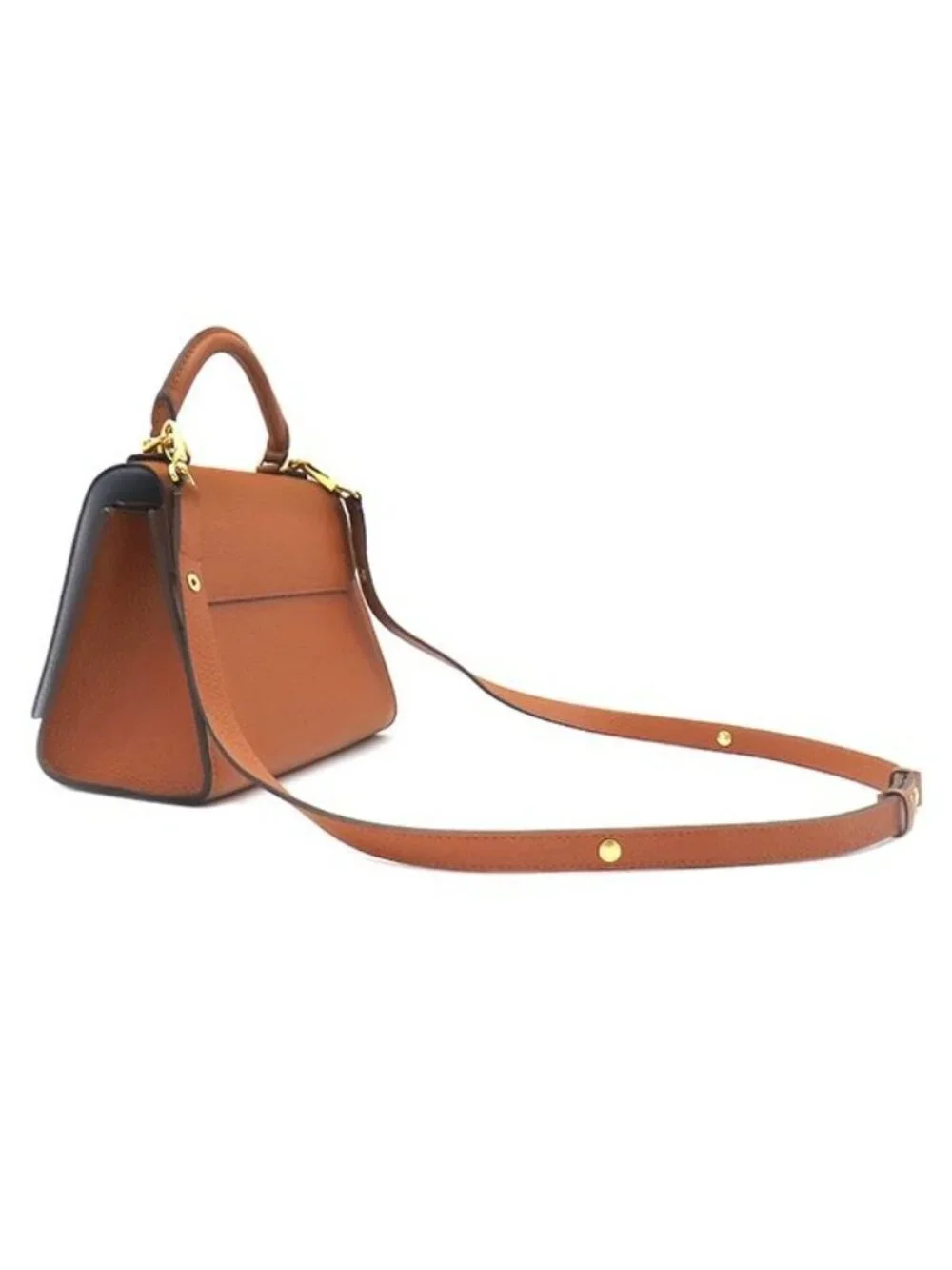 Louis Vuitton 2-Way Bag Twist One Handle PM Leather Taurillon Caramel Blue